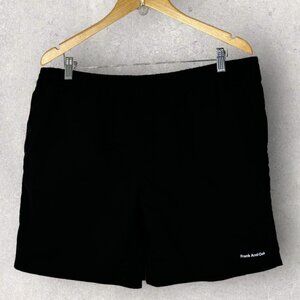Frank and Oak Black Athletic Shorts Size Large Running Athletic Performance‎ L